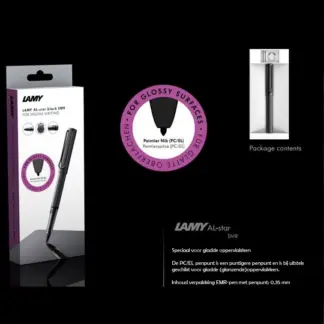LAMY Safari all black EMR Digital Writing for Glossy Surfaces (PC/EL)