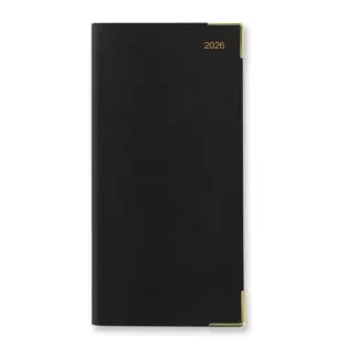 Letts of London Classic Slim Week to view - Appointments/Notes/Planners 2026 Black