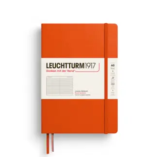 Leuchtturm1917 A5 Medium Notitieboek Hardcover ruled Pumpkin