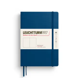 Leuchtturm1917 A5 Medium Notitieboek Hardcover blanco Indigo