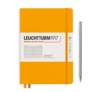 Leuchtturm1917 A5 Medium Notitieboek ruled Rising Sun