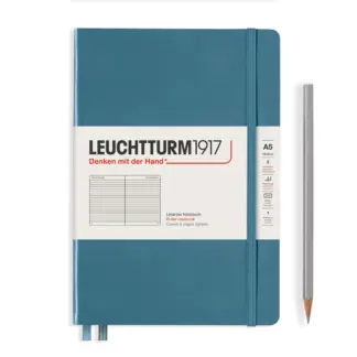 Leuchtturm1917 A5 Medium Notitieboek ruled Stone Blue