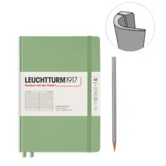Leuchtturm1917 A5 Medium Notitieboek ruled Sage Softcover