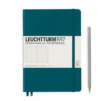 Leuchtturm1917 A5 Medium Notitieboek dotted Pacific Green