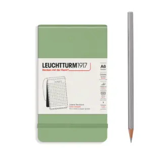 Leuchtturm1917 A6 Pocket Notitieblok ruled Sage