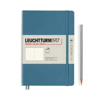 Leuchtturm1917 A5 Medium Notitieboek dotted Stone Blue softcover