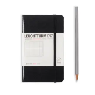 Leuchtturm1917 A6 Adresboek hardcover Black