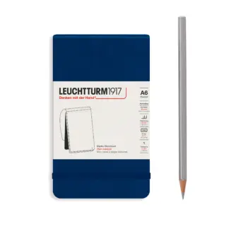 Leuchtturm1917 A6 Pocket Notitieblok Blanco Navy