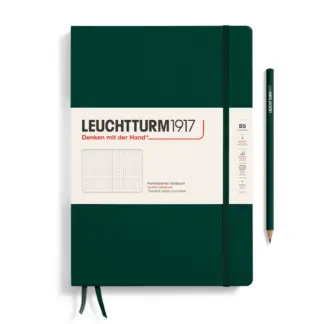 Leuchtturm1917 B5 Composition Notitieboek met harde kaft dotted Forest Green