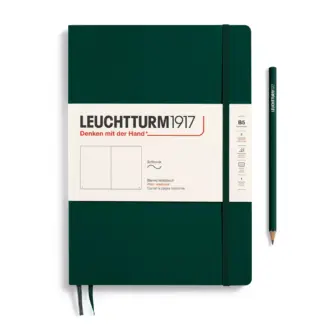Leuchtturm1917 B5 Composition Notitieboek met zachte kaft blanco Forest Green