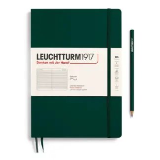 Leuchtturm1917 B5 Composition Notitieboek met zachte kaft ruled Forest Green
