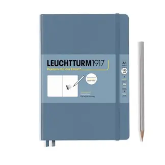 Leuchtturm1917 A5 Medium Schetsboek met harde kaft Stone Blue