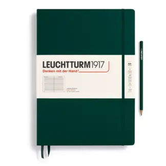 Leuchtturm1917 A4+ Master Classic ruled Forest Green