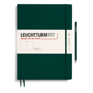 Leuchtturm1917 A4+ Master Slim blanco Forest Green