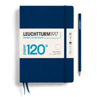 Leuchtturm1917 A5 Medium 120 grams editie Notitieboek blanco Navy