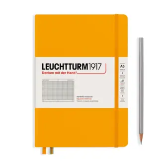Leuchtturm1917 A5 Medium Notitieboek Squared / Geruit Rising Sun