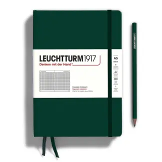 Leuchtturm1917 A5 Medium Natural Colours Notitieboek blanco Forest Green