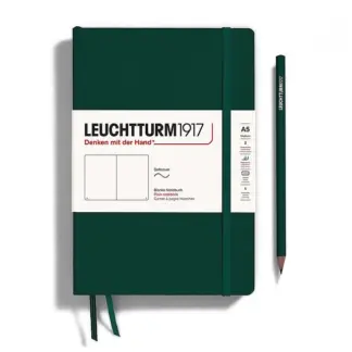 Leuchtturm1917 A5 Medium Notitieboek blanco Natural Colours softcover Forest Green