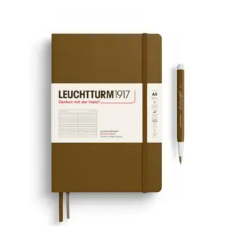 Leuchtturm1917 A5 Medium Notitieboek Hardcover ruled Spice Brown