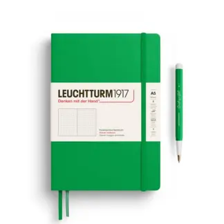 Leuchtturm1917 A5 Medium Notitieboek Hardcover dotted Spring Leaf