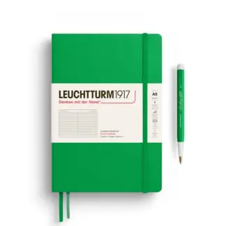 Leuchtturm1917 A5 Medium Notitieboek Hardcover ruled Spring Leaf