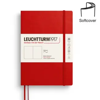 Leuchtturm1917 A5 Medium Notitieboek Softcover blanco Cherry