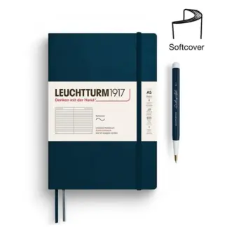 Leuchtturm1917 A5 Medium Notitieboek Softcover ruled Deep Sea