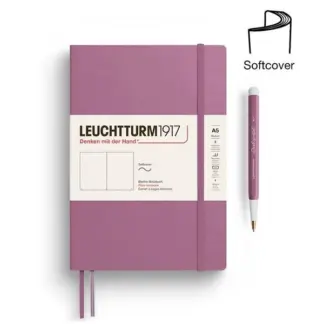 Leuchtturm1917 A5 Medium Notitieboek Softcover blanco Dusty Rose