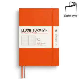 Leuchtturm1917 A5 Medium Notitieboek Softcover dotted Pumpkin