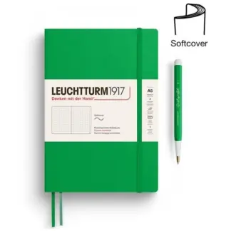 Leuchtturm1917 A5 Medium Notitieboek Softcover dotted Spring Leaf