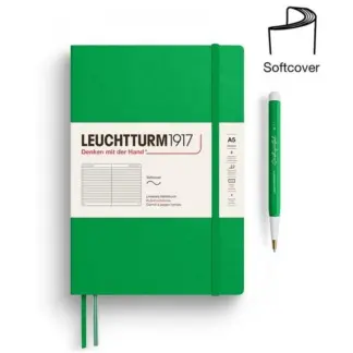 Leuchtturm1917 A5 Medium Notitieboek Softcover ruled Spring Leaf
