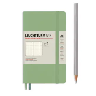 Leuchtturm1917 A6 Pocket Notitieboek dotted Softcover Sage
