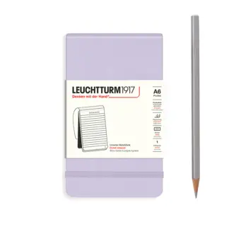 Leuchtturm1917 A6 Pocket Notitieblok ruled Lilac