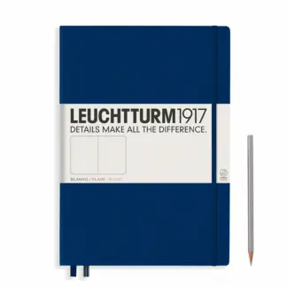 Leuchtturm1917 A4+ Master Classic Blanco Navy