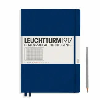 Leuchtturm1917 A4+ Master Classic Squared / Geruit Navy