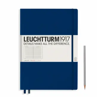 Leuchtturm1917 A4+ Master Classic ruled Navy