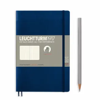 Leuchtturm1917 B6+ Paperback Notitieboek met zachte kaft dotted Navy