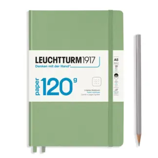 Leuchtturm1917 A5 Medium 120 grams editie Notitieboek dotted Sage