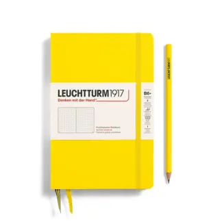Leuchtturm1917 B6+ Paperback Notitieboek met harde kaft dotted Lemon