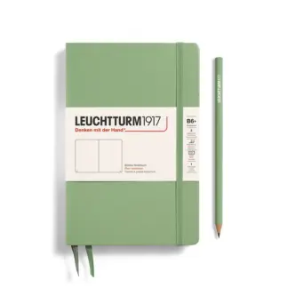 Leuchtturm1917 B6+ Paperback Notitieboek met harde kaft blanco Sage