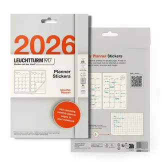 Leuchtturm1917 A5 Agenda-sticker 2026 Maandplanner-set