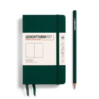 Leuchtturm1917 A6 Pocket Notitieboek blanco Forest Green
