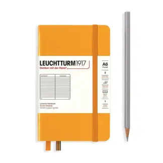 Leuchtturm1917 A6 Pocket Notitieboek ruled Rising Sun