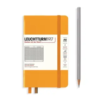 Leuchtturm1917 A6 Pocket Notitieboek Squared / Geruit Rising Sun