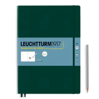 Leuchtturm1917 A4+ Master Schetsboek met harde kaft Forest Green