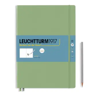 Leuchtturm1917 A4+ Master Schetsboek met harde kaft Sage