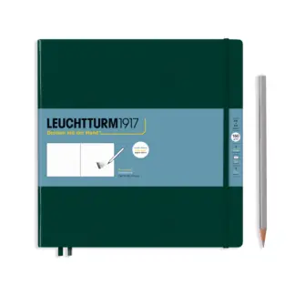 Leuchtturm1917 Carré Schetsboek met harde kaft Forest Green