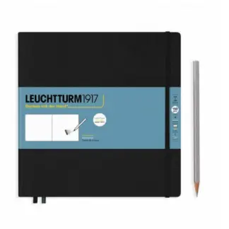 Leuchtturm1917 Carré Schetsboek met harde kaft Black