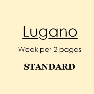 Lugano Agenda-inhoud 2026 Standard Crème