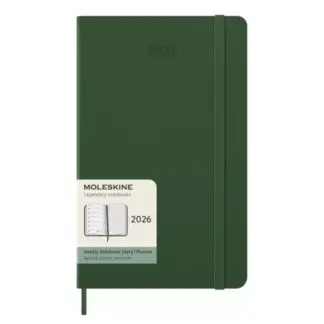 Moleskine Weekly Planner/Notebook Large 2026 SOFTcover Myrtle Green